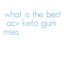 what is the best acv keto gummies